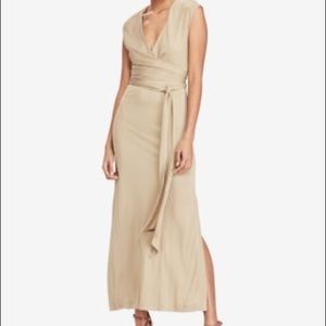 Ralph Lauren POLO womens jersey wrap dress